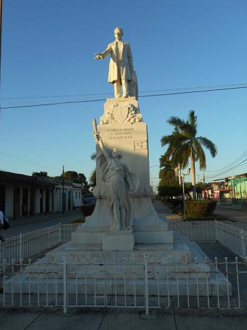 Statue of José Marti in Caibarién
